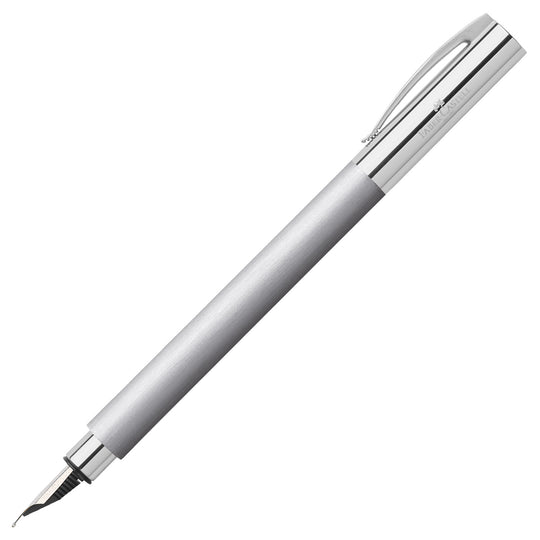 Faber-Castell Ambition Fountain Pen - Stainless Steel