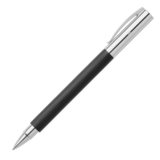 Faber-Castell Ambition Roller Ball Pen - Resin Black CT