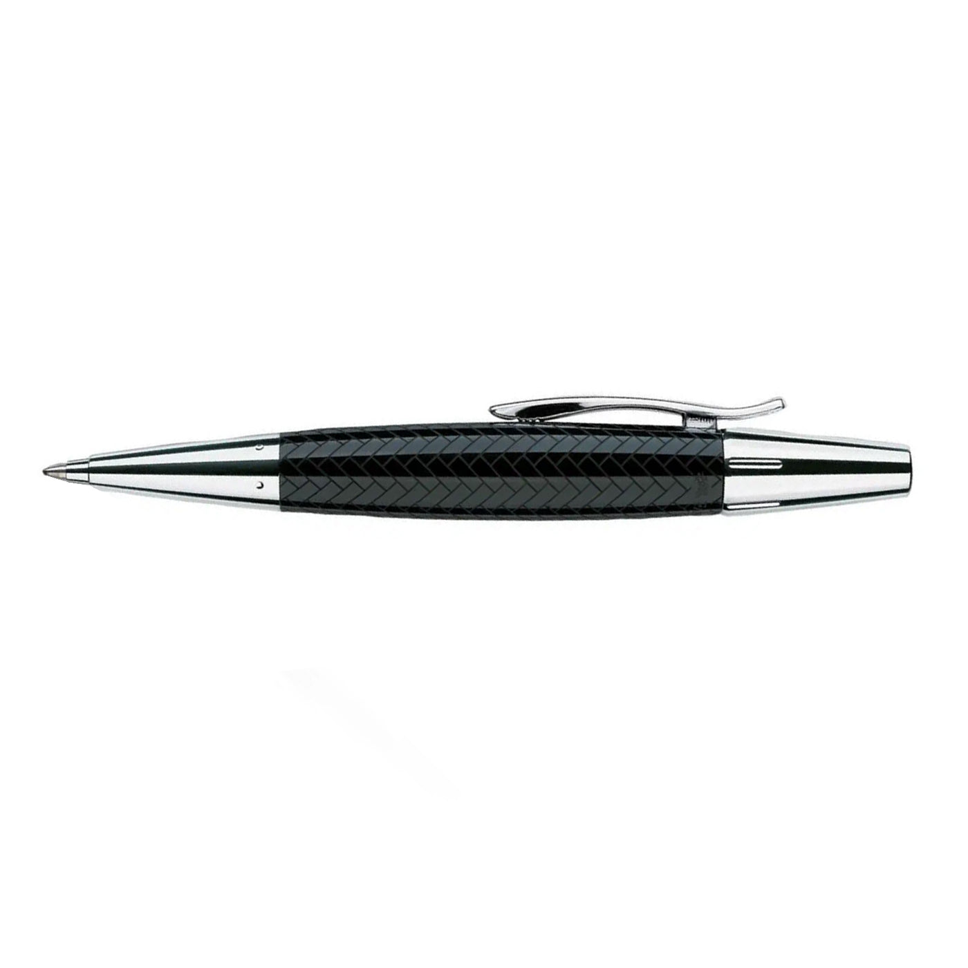 Faber-Castell E-motion Ball Pen - Parquet Black CT