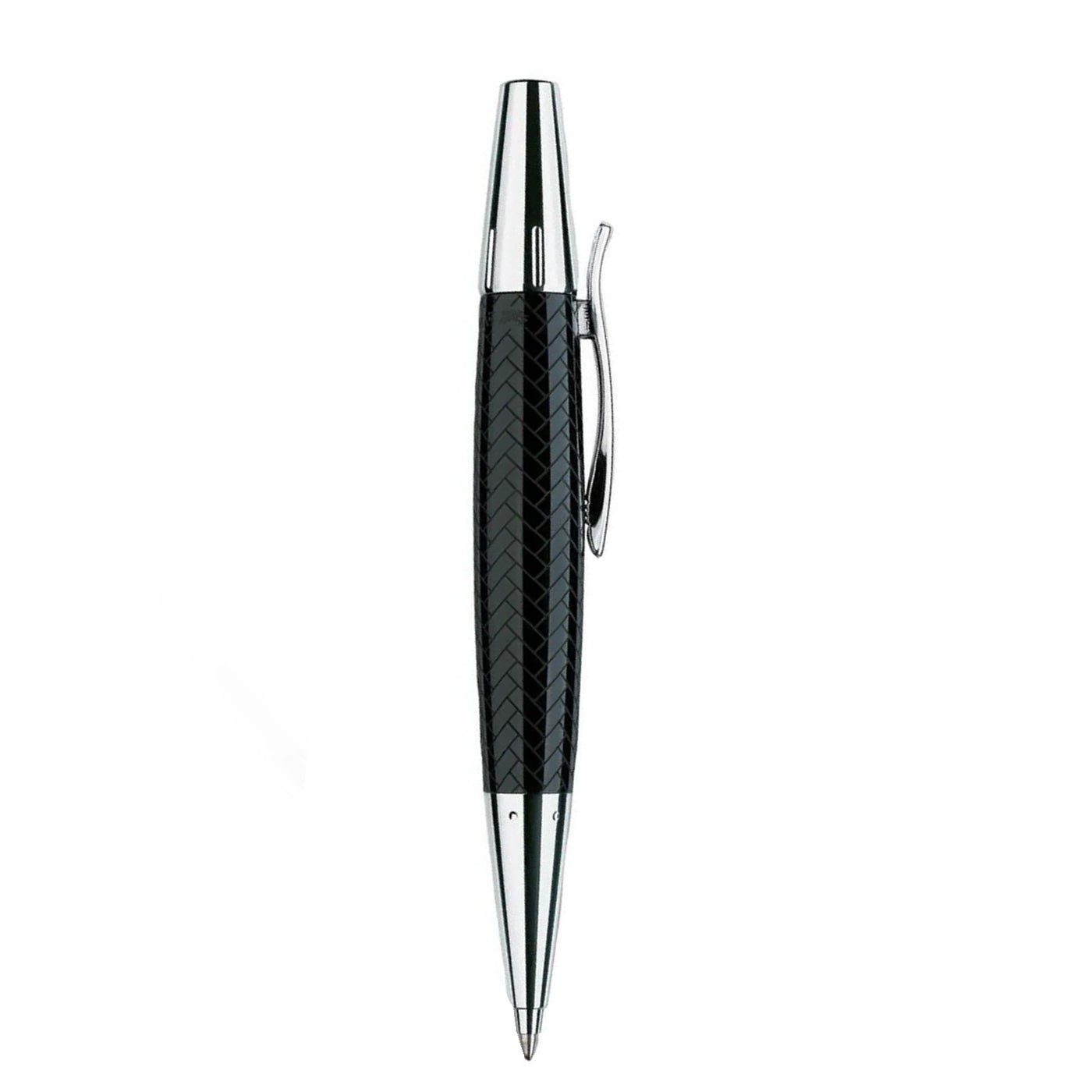 Faber-Castell E-motion Ball Pen - Parquet Black CT
