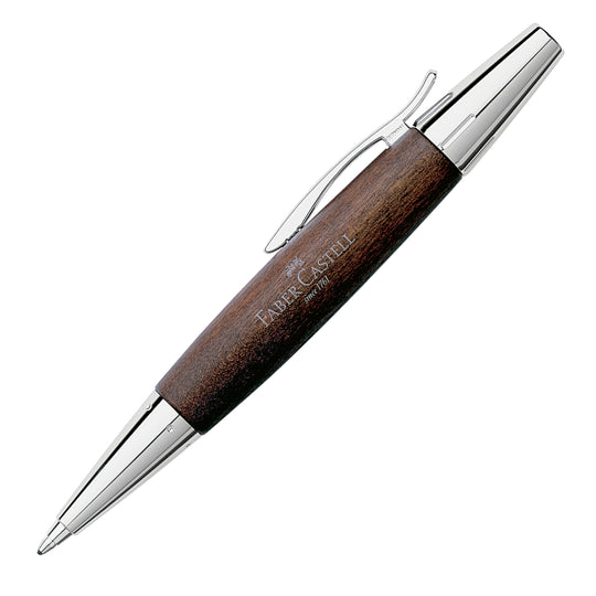 Faber-Castell E-motion Ball Pen - Pearwood Dark Brown CT