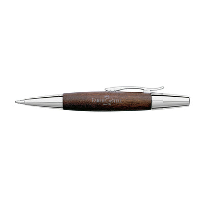 Faber-Castell E-motion Ball Pen - Pearwood Dark Brown CT