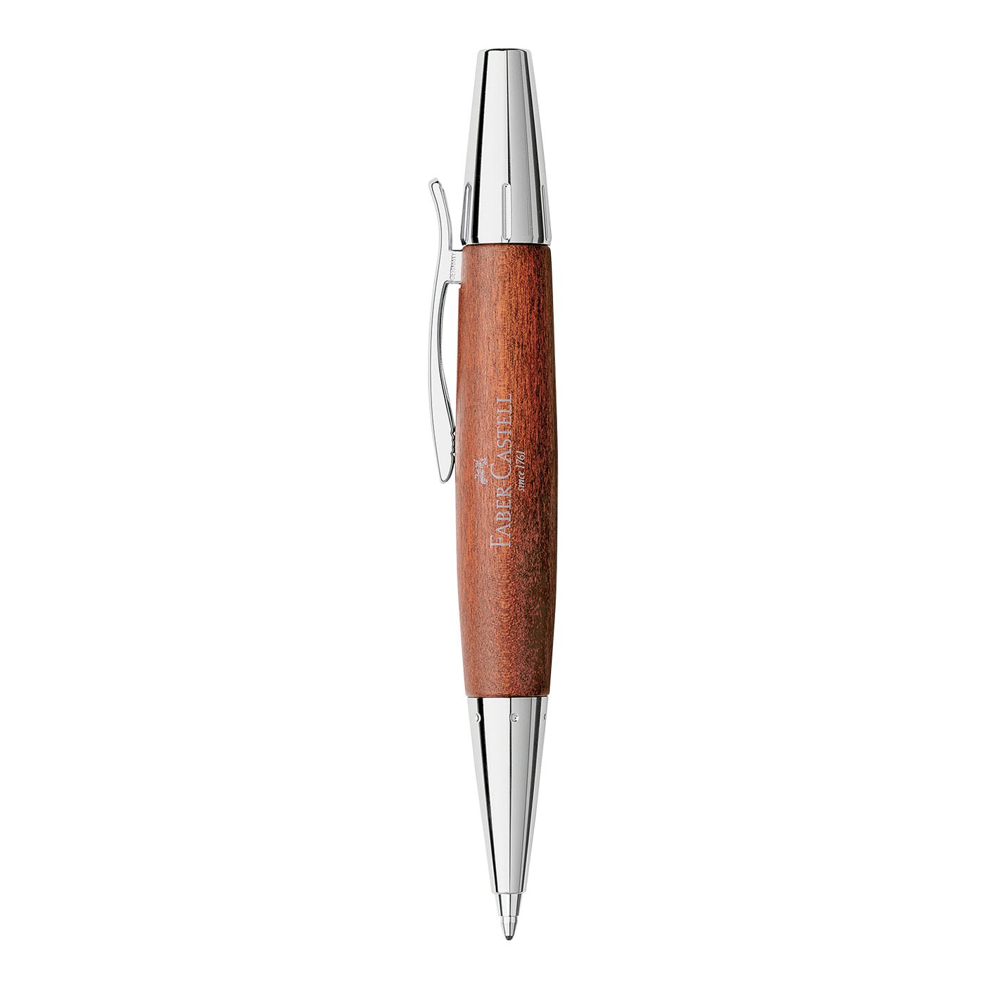 Faber-Castell E-motion Ball Pen - Pearwood Reddish Brown CT