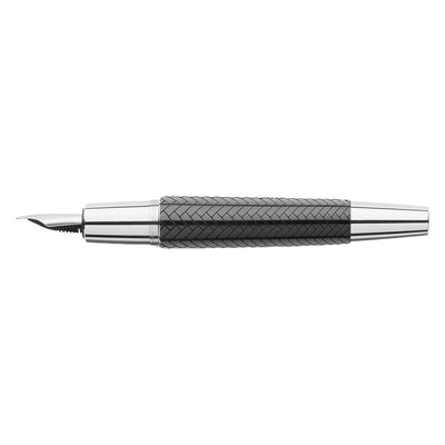 Faber-Castell E-motion Fountain Pen - Parquet Black CT
