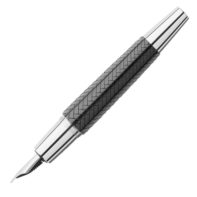 Faber-Castell E-motion Fountain Pen - Parquet Black CT