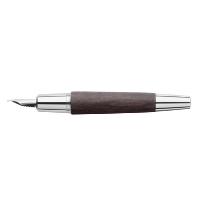 Faber-Castell E-motion Fountain Pen - Pearwood Black CT