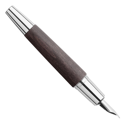 Faber-Castell E-motion Fountain Pen - Pearwood Black CT