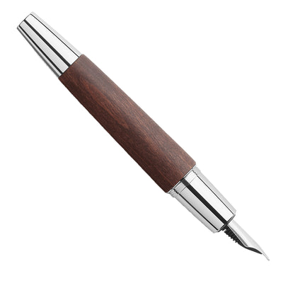 Faber-Castell E-motion Fountain Pen - Pearwood Dark Brown CT