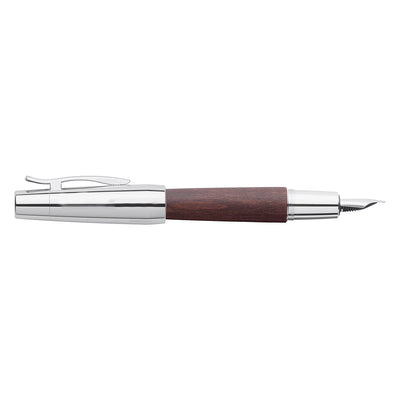 Faber-Castell E-motion Fountain Pen - Pearwood Dark Brown CT