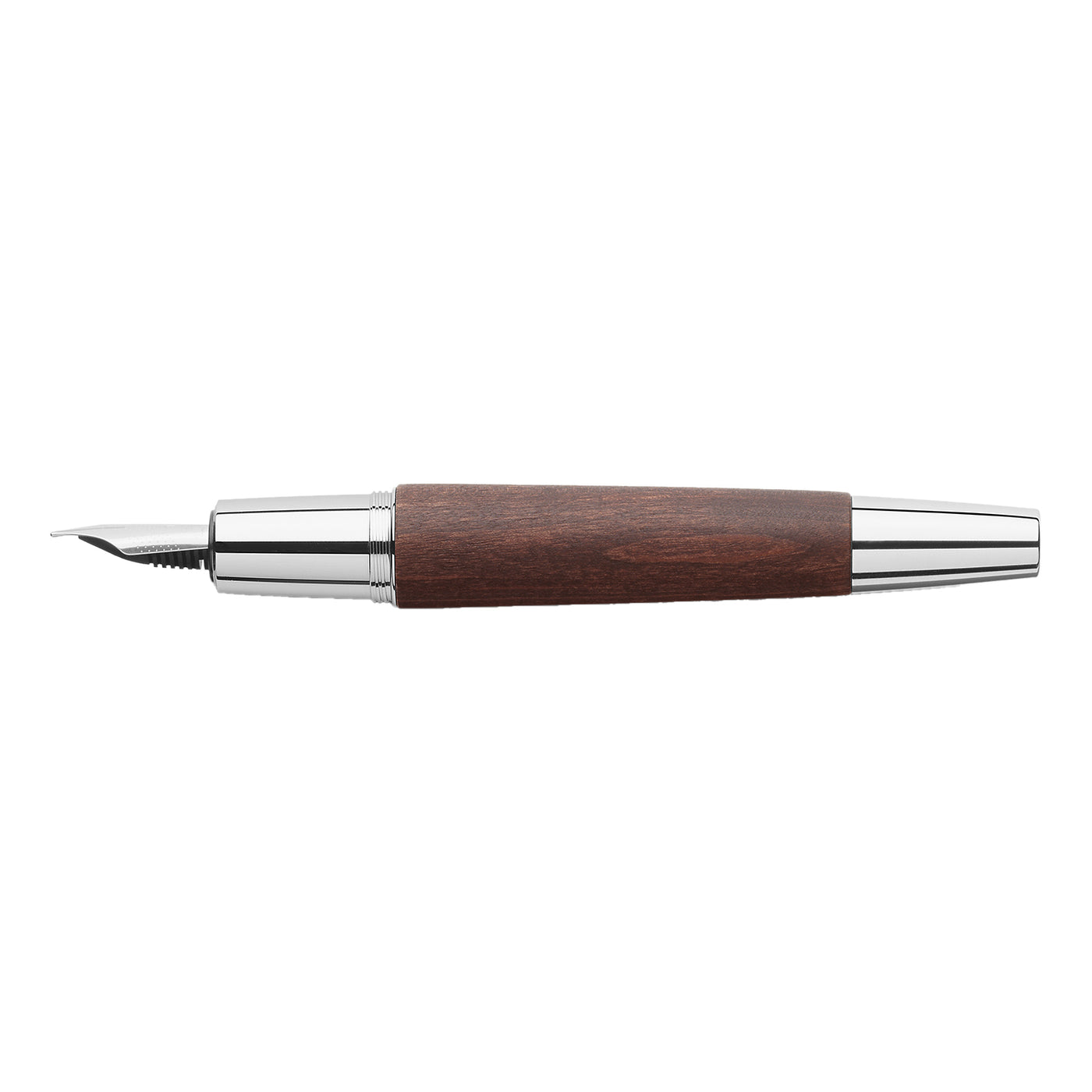 Faber-Castell E-motion Fountain Pen - Pearwood Dark Brown CT