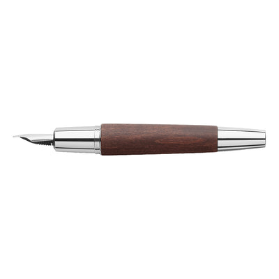 Faber-Castell E-motion Fountain Pen - Pearwood Dark Brown CT