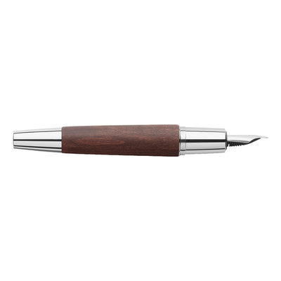Faber-Castell E-motion Fountain Pen - Pearwood Dark Brown CT