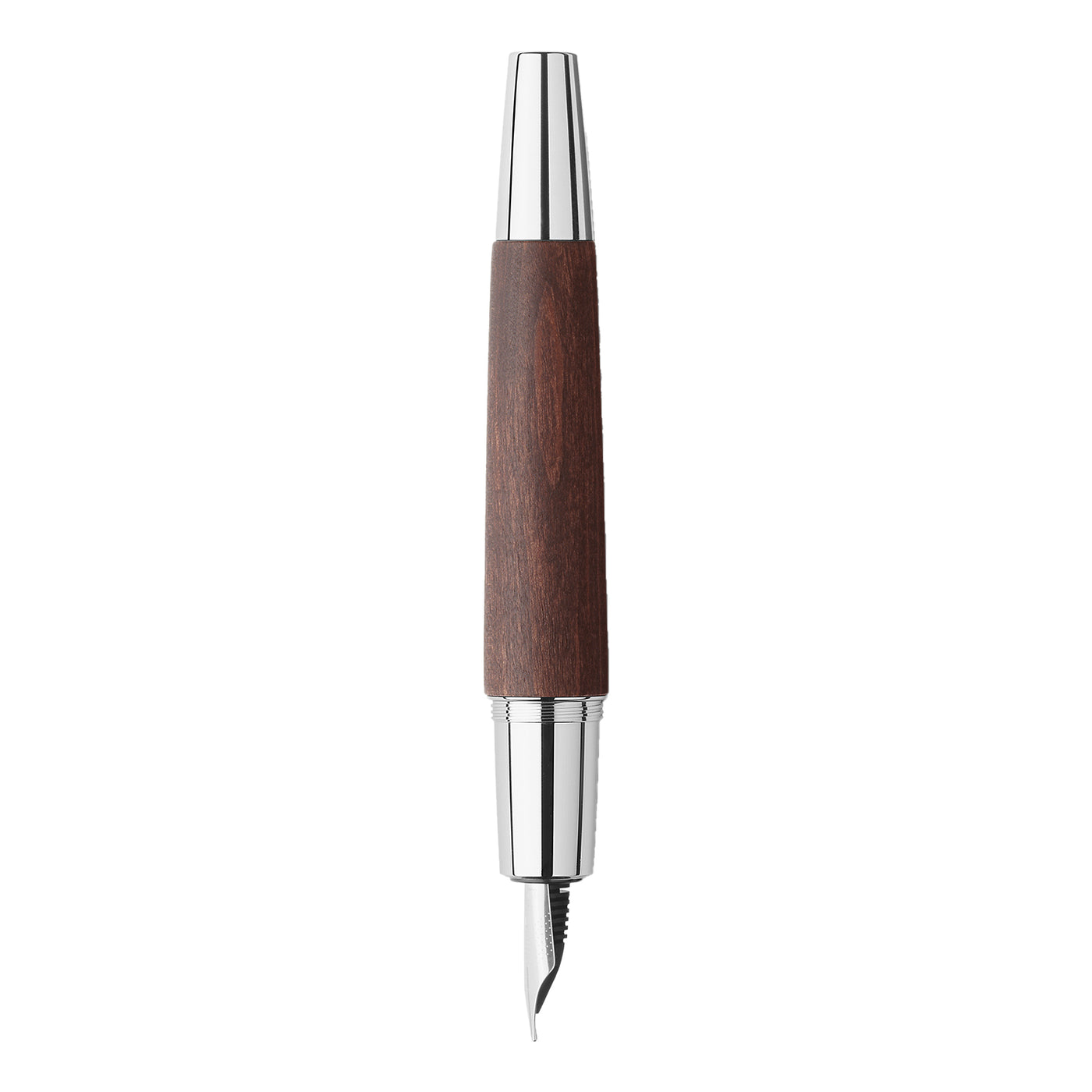 Faber-Castell E-motion Fountain Pen - Pearwood Dark Brown CT