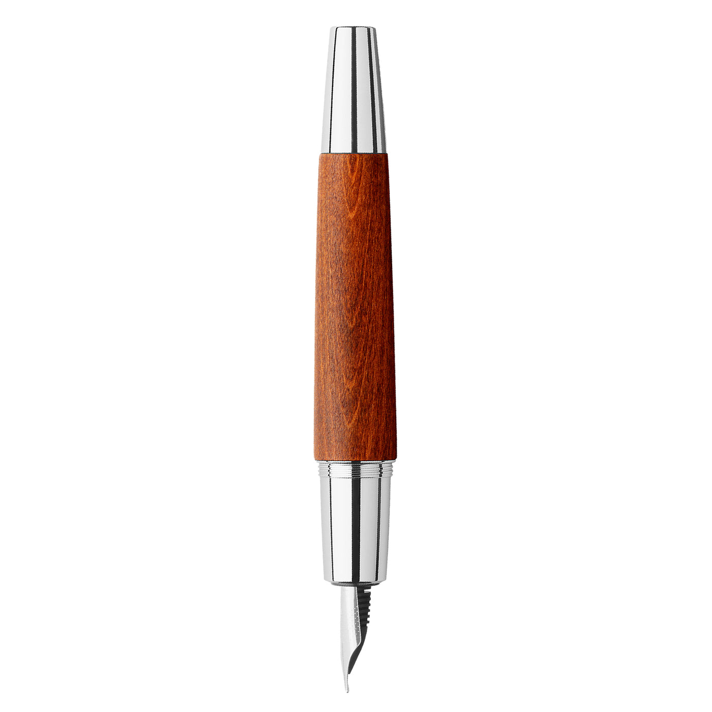 Faber-Castell E-motion Fountain Pen - Pearwood Reddish Brown CT