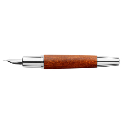 Faber-Castell E-motion Fountain Pen - Pearwood Reddish Brown CT