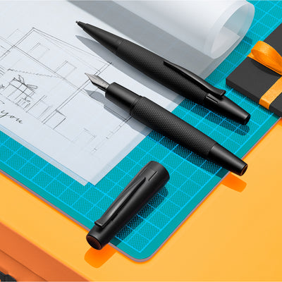 Faber-Castell E-motion Fountain Pen - Pure Black BT
