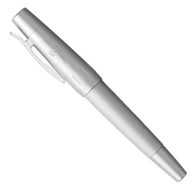 Faber-Castell E-motion Fountain Pen - Pure Silver CT