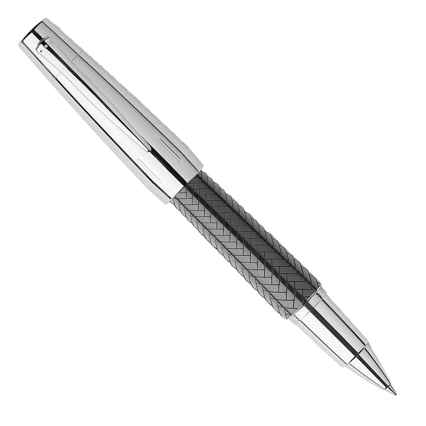 Faber-Castell E-motion Roller Ball Pen - Parquet Black CT