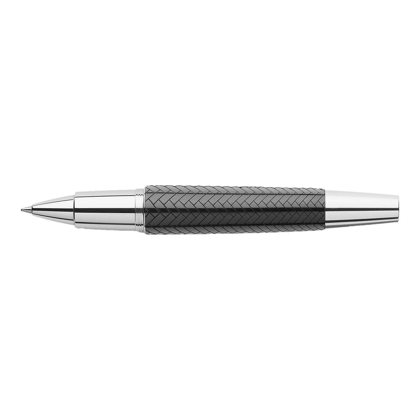 Faber-Castell E-motion Roller Ball Pen - Parquet Black CT