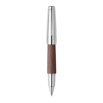 Faber-Castell E-motion Roller Ball Pen - Pearwood Dark Brown CT