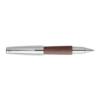 Faber-Castell E-motion Roller Ball Pen - Pearwood Dark Brown CT