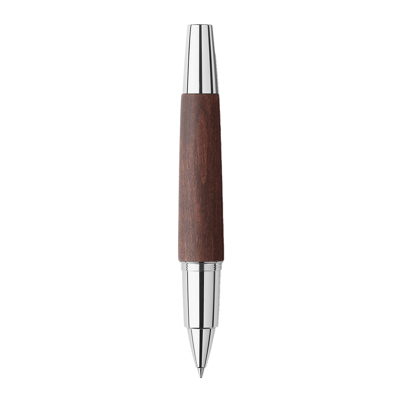 Faber-Castell E-motion Roller Ball Pen - Pearwood Dark Brown CT