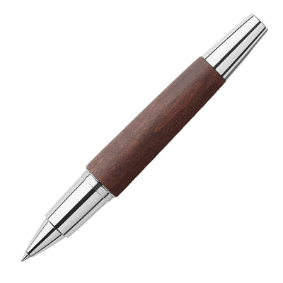 Faber-Castell E-motion Roller Ball Pen - Pearwood Dark Brown CT