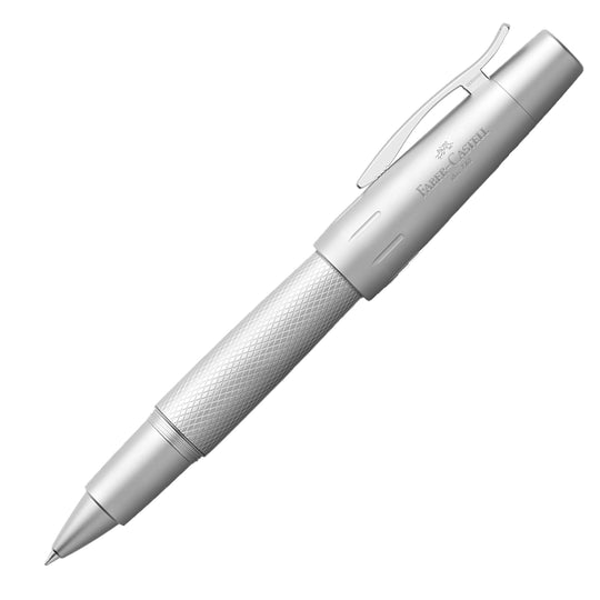 Faber-Castell E-motion Roller Ball Pen - Pure Silver CT