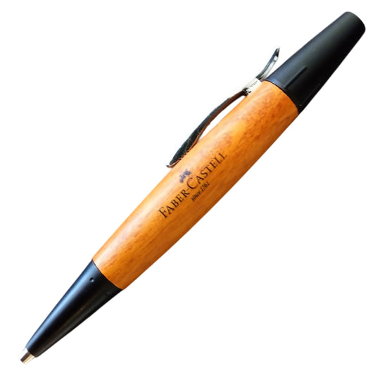 Faber-Castell E-motion Wood Ball Pen - Brown CT