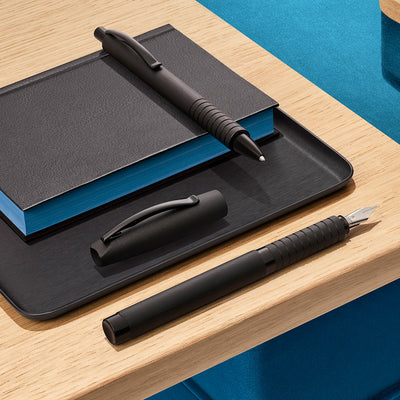 Faber-Castell Essentio Fountain Pen - Aluminium Black RT