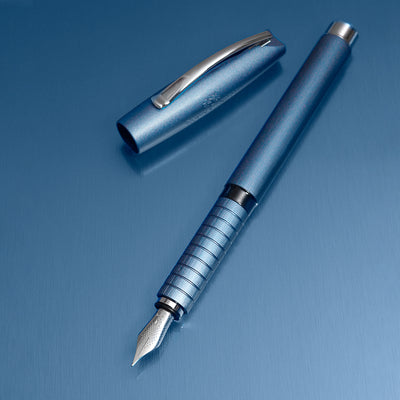 Faber-Castell Essentio Fountain Pen - Aluminium Blue CT