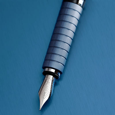 Faber-Castell Essentio Fountain Pen - Aluminium Blue CT