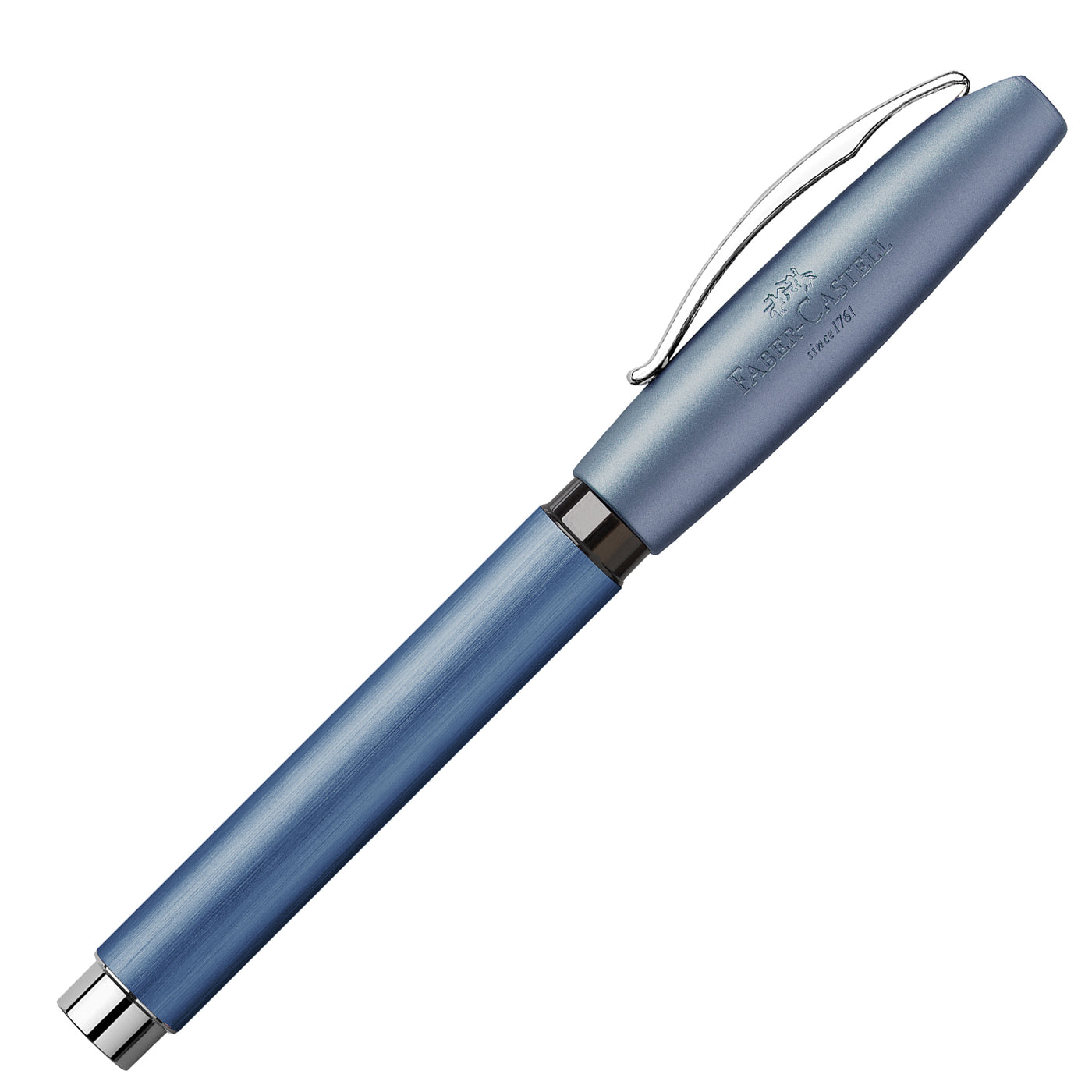 Faber-Castell Essentio Roller Ball Pen - Aluminium Blue CT