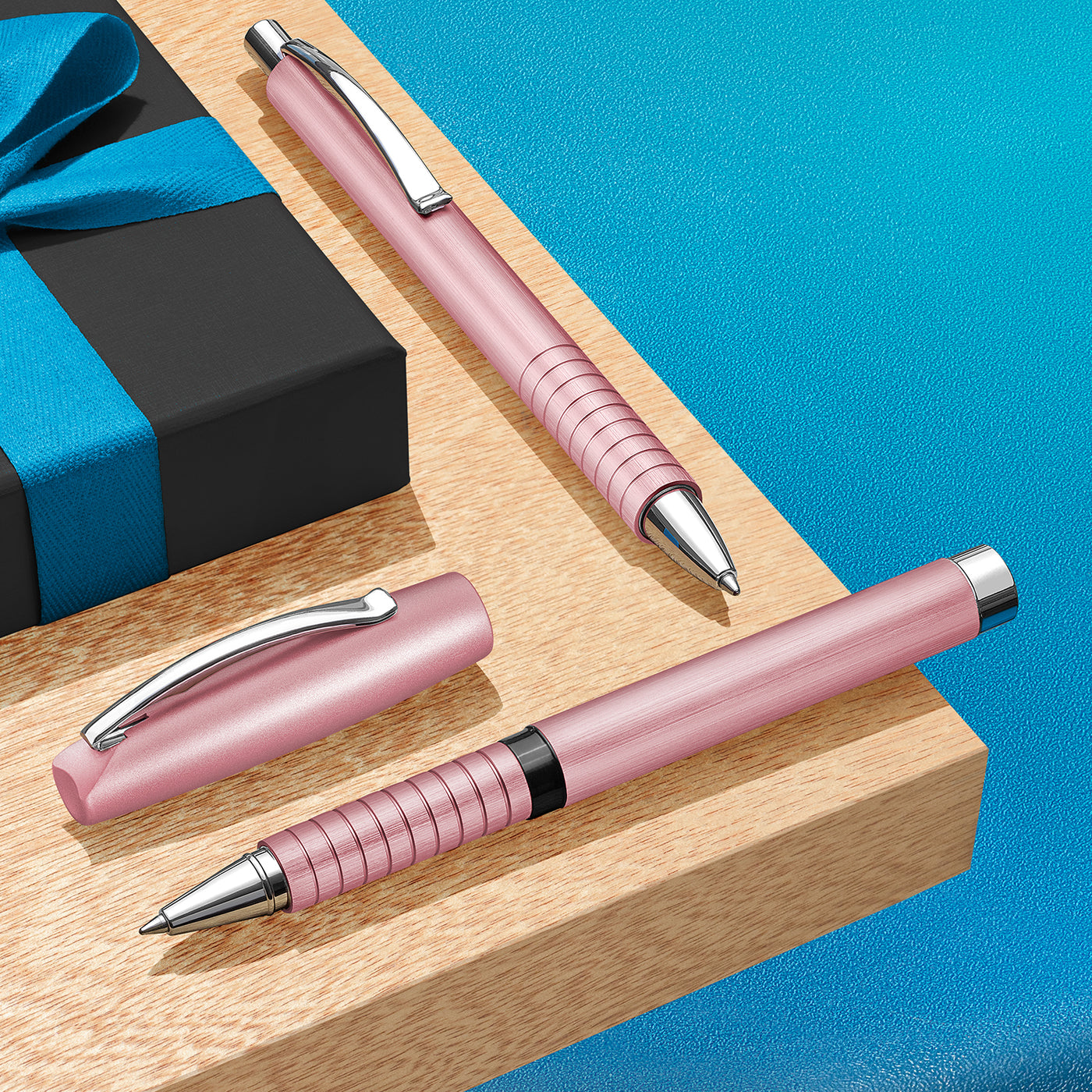 Faber-Castell Essentio Roller Ball Pen - Aluminium Rose CT
