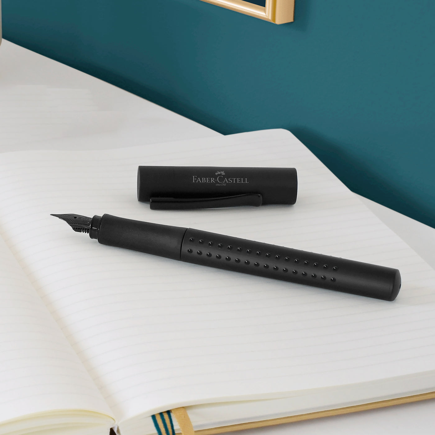 Buy Faber Castell Grip Black Fountain Pen | FCD Fountain Pens In India ...