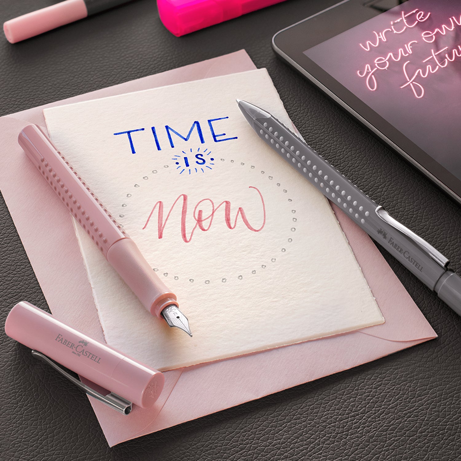 Shadow Ink Pen Buy Faber Castell Grip Rose Shadow Fountain Pen | FCD Pens In India ...