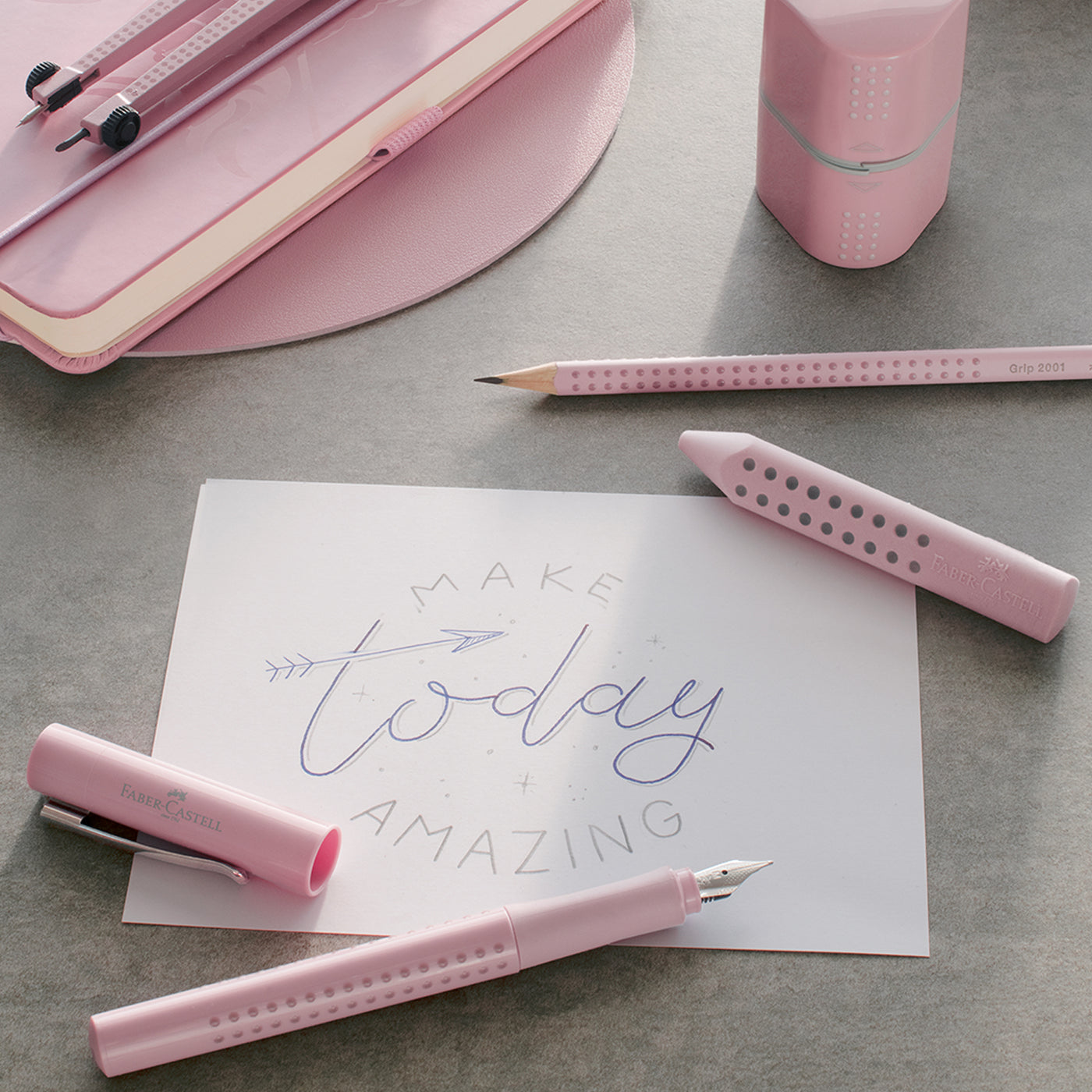 Shadow Ink Pen Buy Faber Castell Grip Rose Shadow Fountain Pen | FCD Pens In India ...