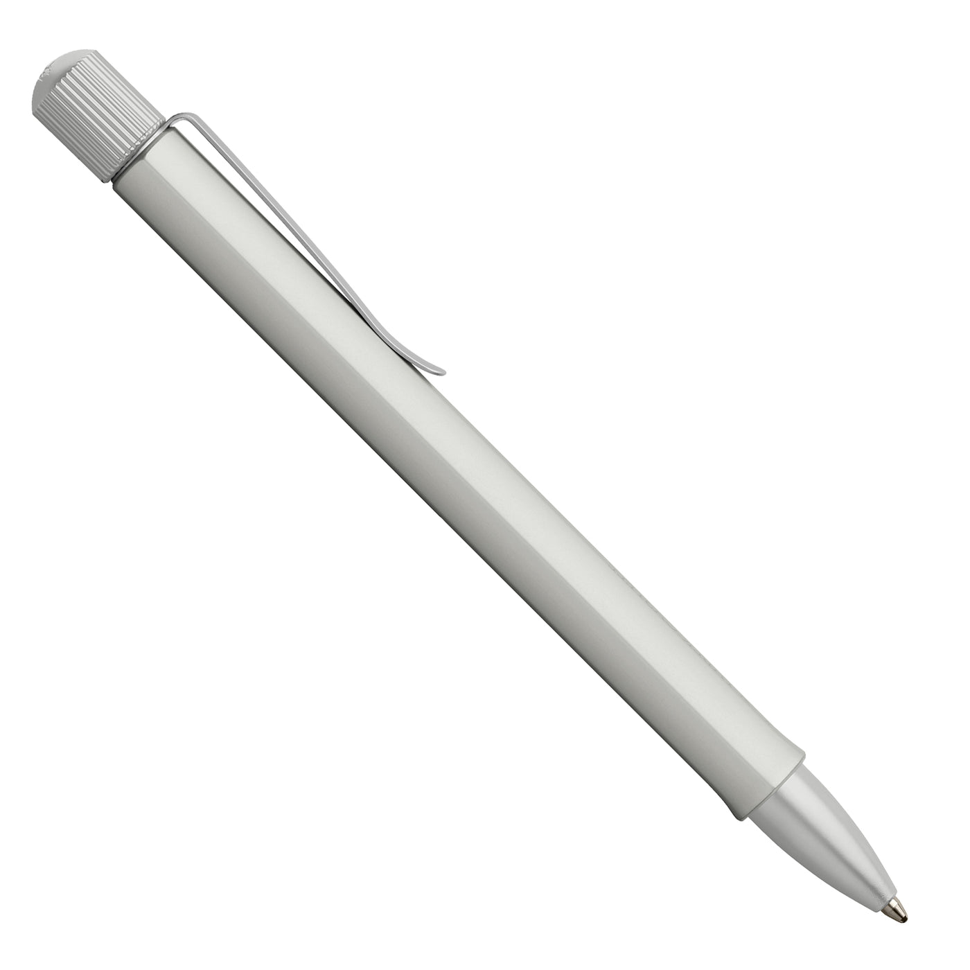 Faber-Castell Hexo Ball Pen - Matte Silver CT