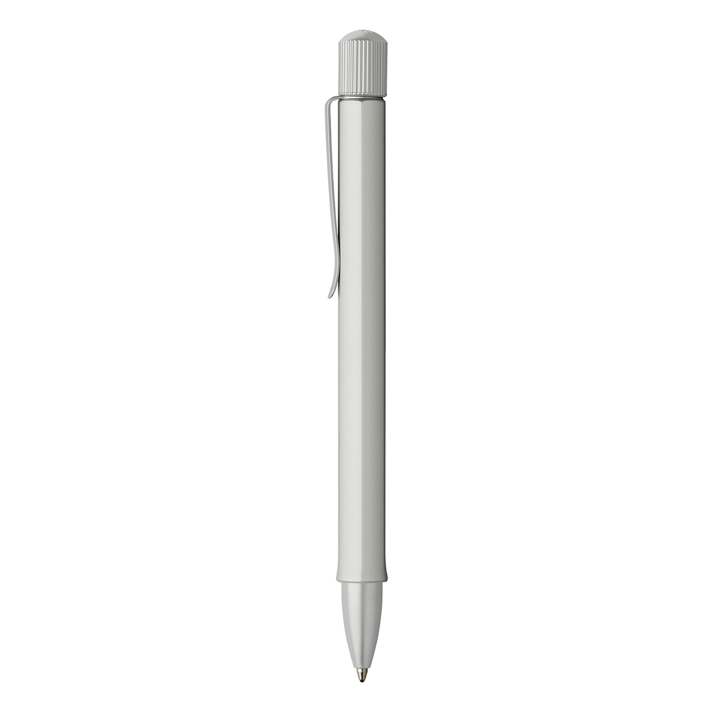 Faber-Castell Hexo Ball Pen - Matte Silver CT