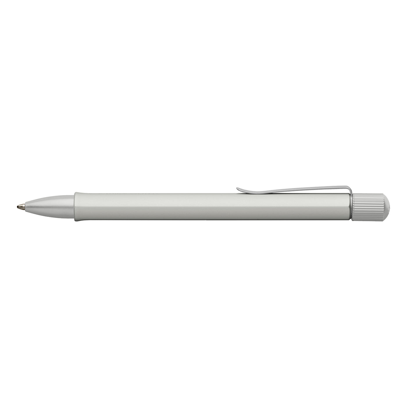 Faber-Castell Hexo Ball Pen - Matte Silver CT