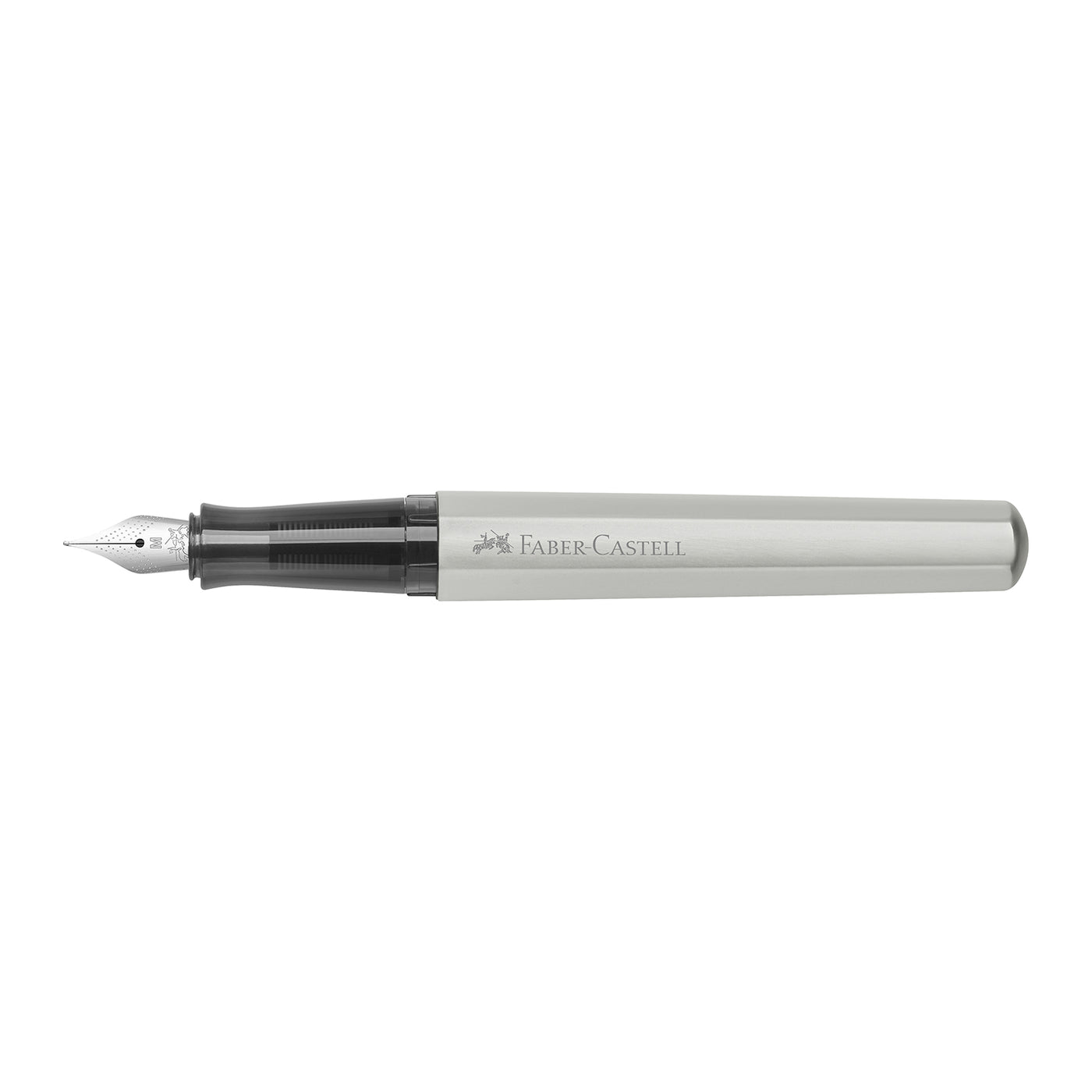 Faber-Castell Hexo Fountain Pen - Matte Silver CT