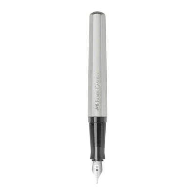 Faber-Castell Hexo Fountain Pen - Matte Silver CT
