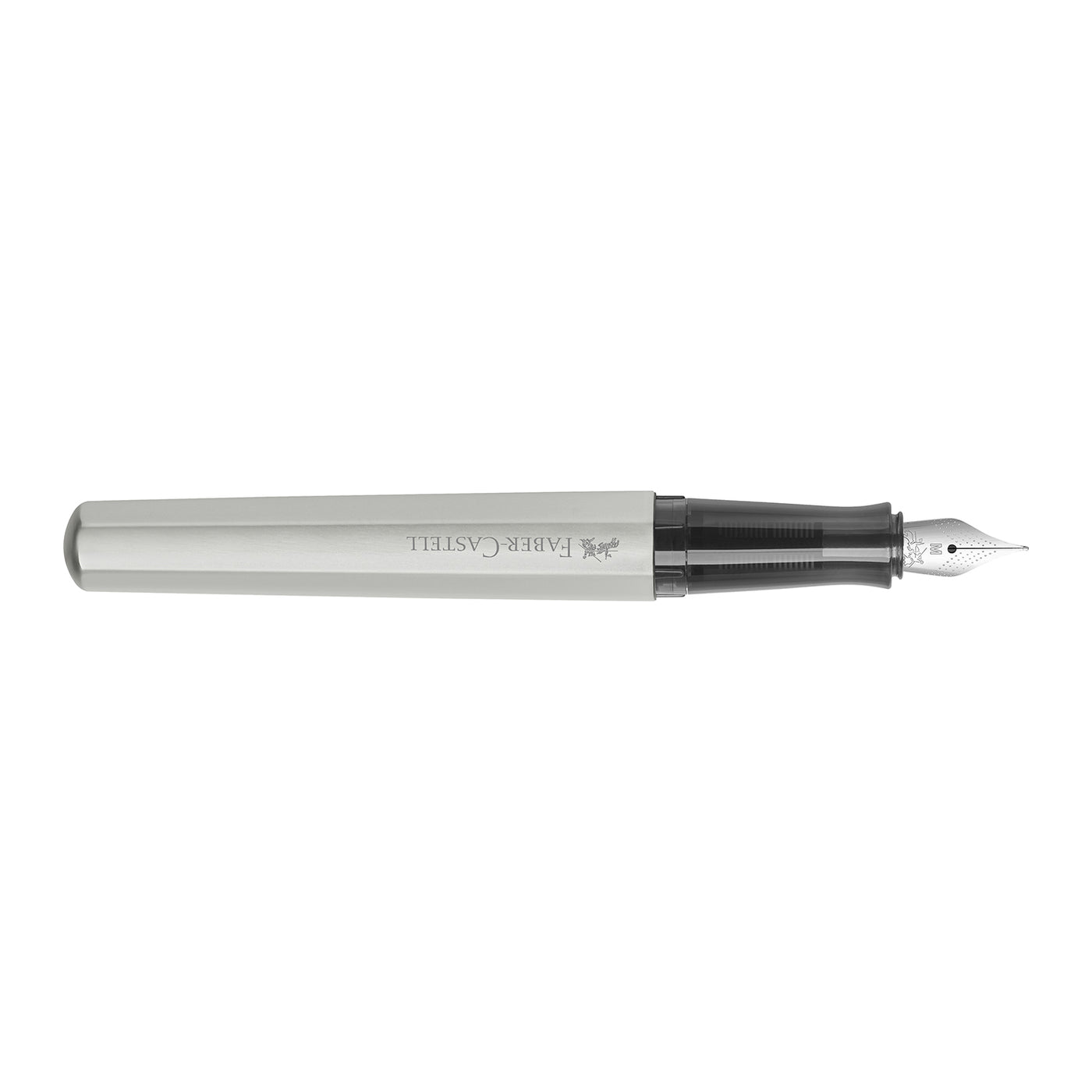 Faber-Castell Hexo Fountain Pen - Matte Silver CT