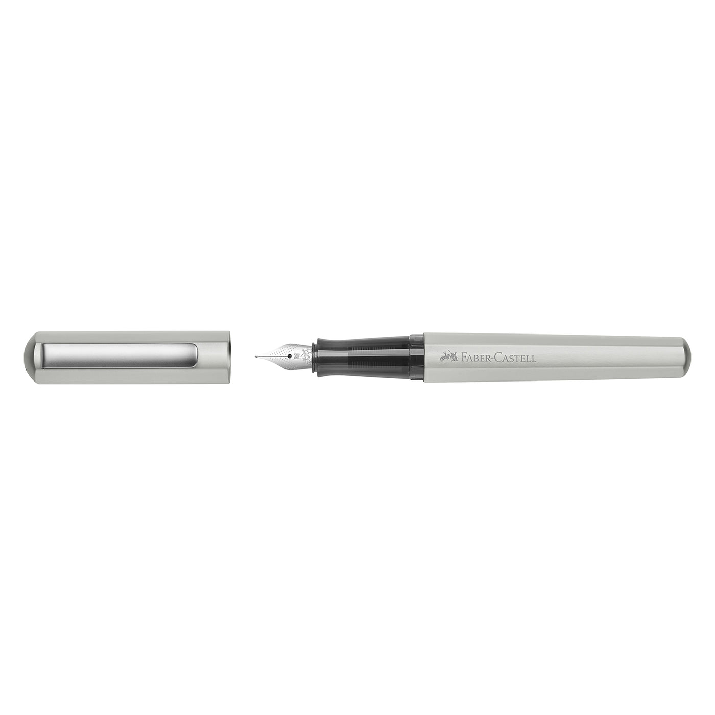 Faber-Castell Hexo Fountain Pen - Matte Silver CT