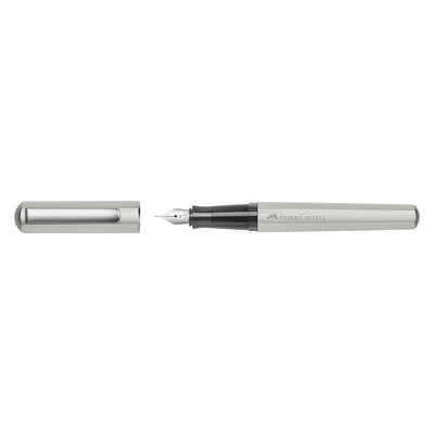 Faber-Castell Hexo Fountain Pen - Matte Silver CT