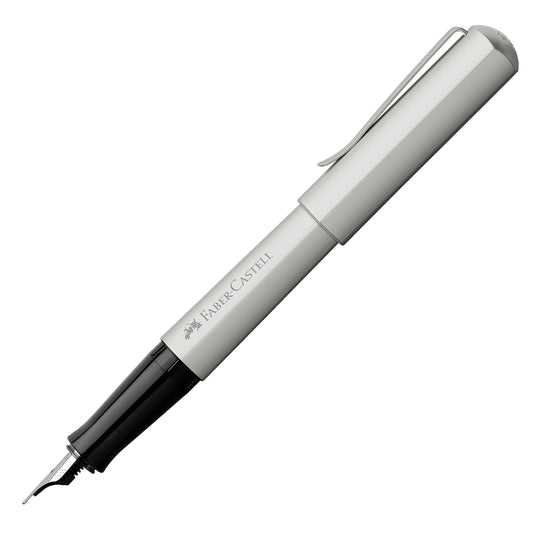 Faber-Castell Hexo Fountain Pen - Matte Silver CT