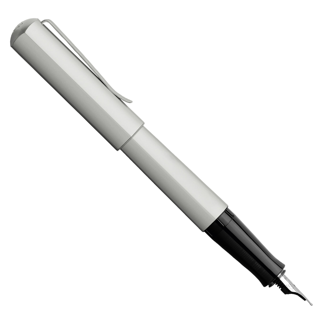 Faber-Castell Hexo Fountain Pen - Matte Silver CT