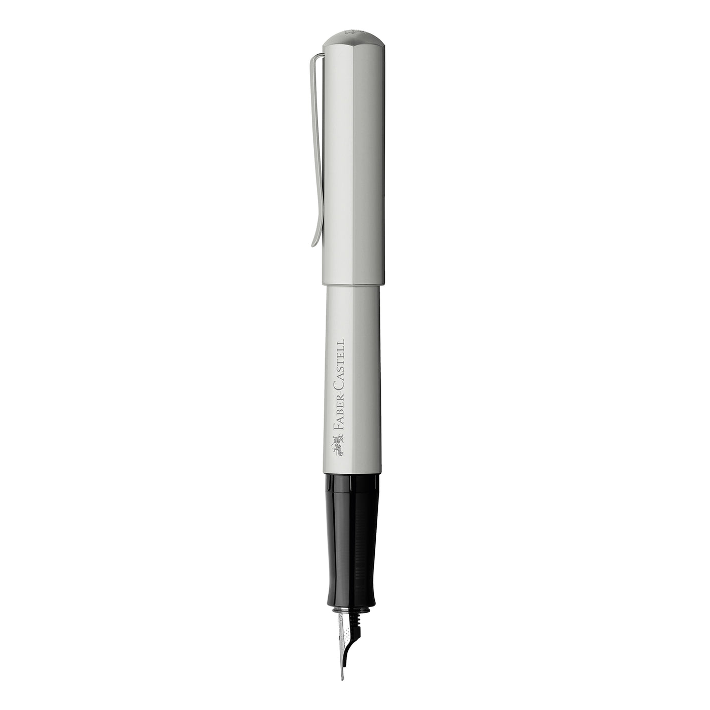 Faber-Castell Hexo Fountain Pen - Matte Silver CT