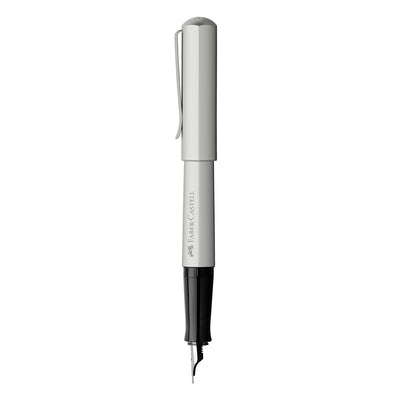 Faber-Castell Hexo Fountain Pen - Matte Silver CT