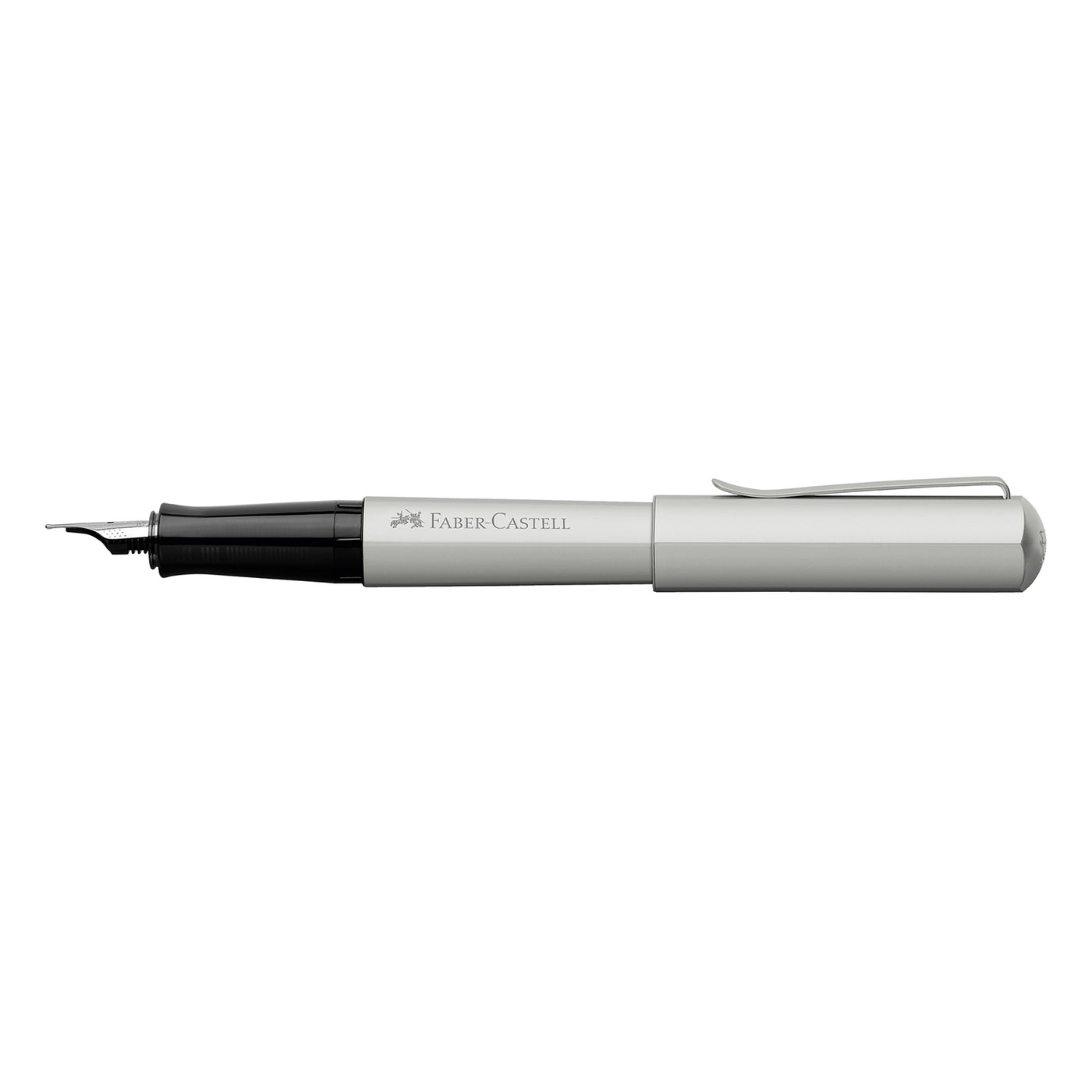 Faber-Castell Hexo Fountain Pen - Matte Silver CT